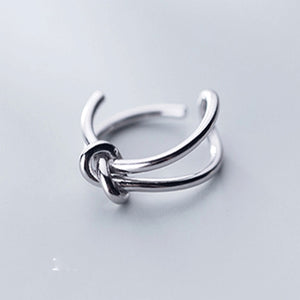 Elegant Knotted Ring - accessorous adjustable ring