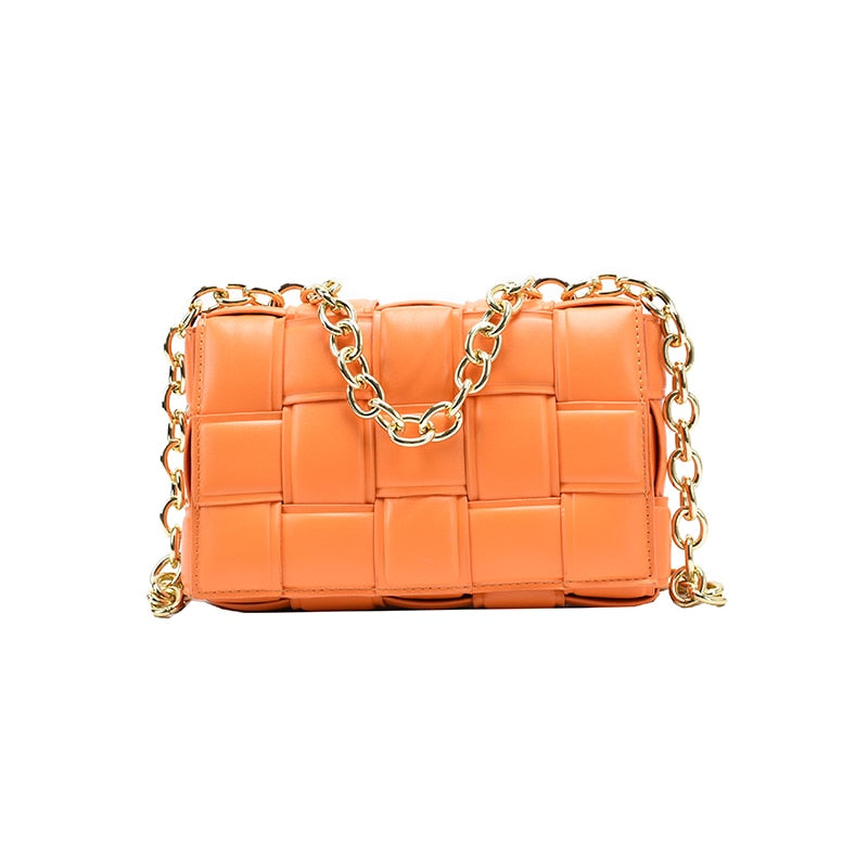 Classic Weave Design Handbag - accessorous Handbags