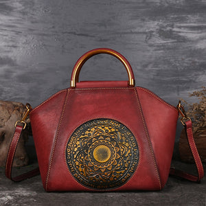 Boho Style Handmade Leather Handbag - accessorous boho handbag