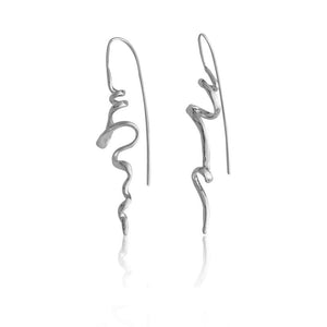 Stylish Abstract Irregular Design Earrings - accessorous