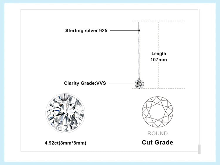 Bling Bling Crystal Threader Dangle Earrings - accessorous Earrings