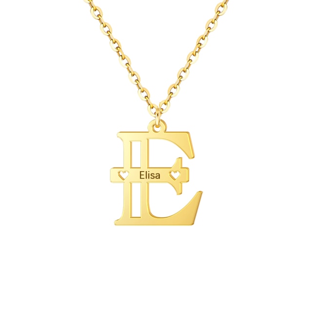 Personalized Engraved Name Initial Necklace [Mother's Day Gift Selection] - accessorous