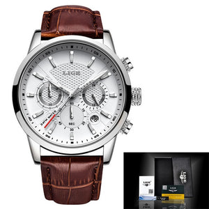 Classical Leather Quartz Watch - accessorous