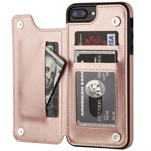 Multi-function Leather iPhone Case - accessorous