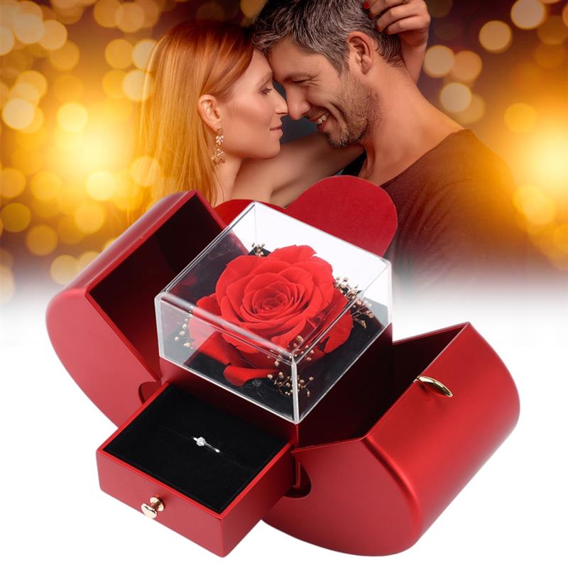 Rose Engagement Ring Box - accessorous