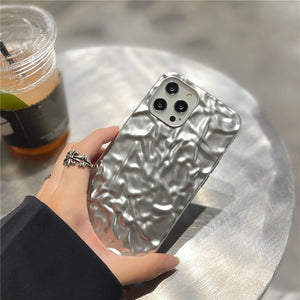 3D Soft Silver Plated iPhone Case - accessorous